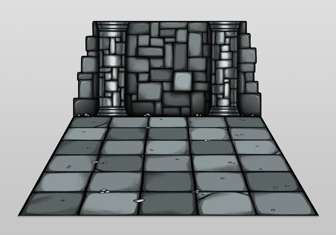 rpg modular dungeon room