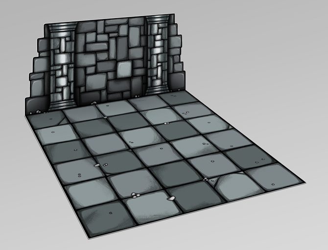 rpg modular dungeon room